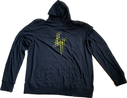 Slub Knit Bolt Hoodie with Program logos