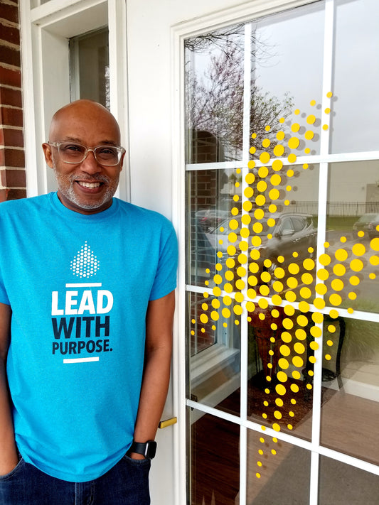 Turquoise Lead with Purpose Tshirt